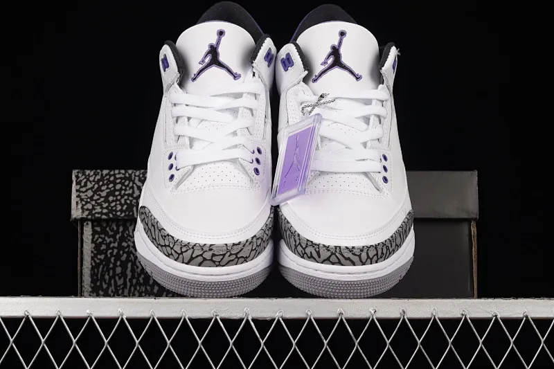 All categories Air Jordan Jordan series basketball shoes Air Jordan 3 Air Jordan 3 "Pine Green" AJ3 Joe 3 Villain Purple CT8532-105